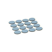 Scivoli PTFE adesivi tondi fustellati Ã˜ 17 mm. - grigio - 16 pz.