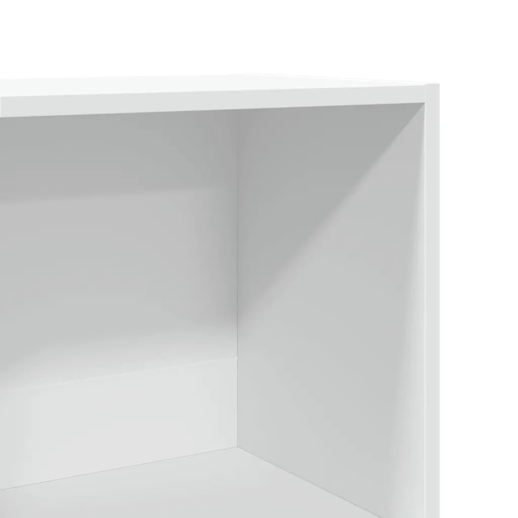 vidaXL Libreria Bianca 60x30x114 cm in Legno Multistrato