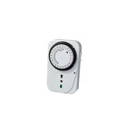 Trade Shop - Spina Presa Timer 24 Ore Con Orologio Temporizzatore Programma Clock Tempo -