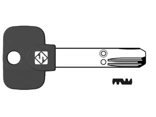 CHIAVI PUNZONATE PER CILINDRI MUL-T-LOCK MTK18RP- - MTK18RP - 5 pezzi SILCA
