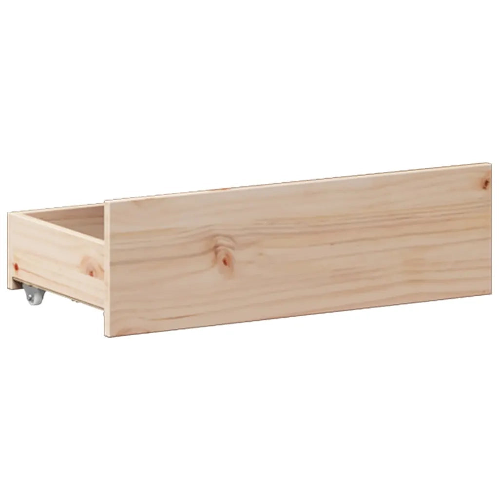 Giroletto senza Materasso con Testiera 200x200 cm Massello Pino 3308753