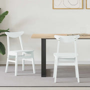Sedie da pranzo 2 pcs Bianco 42 x 47.5 x 81 cm
