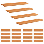 Tappeti per scale 20 pz 110 x 30 x 2 cm Marrone Chiaro 3446494
