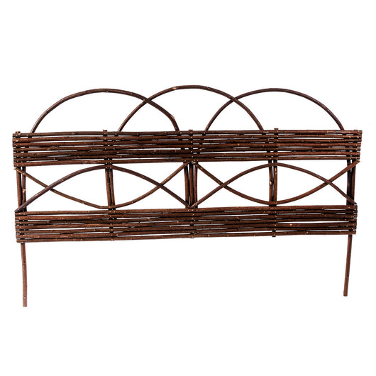 Set 2 Bordatura Aiuola in Legno Larghezza cm 80