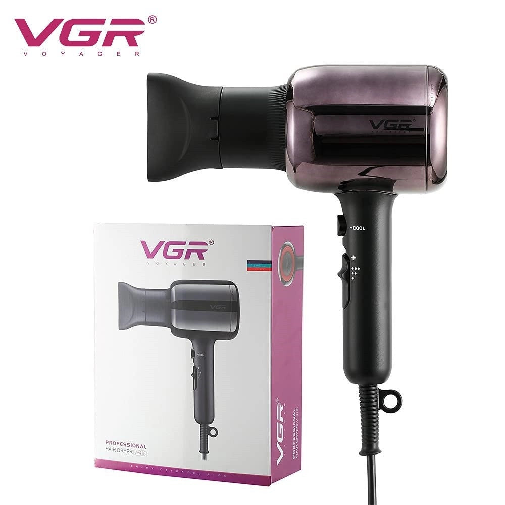 Trade Shop - Vgr V-418 Asciugacapelli Professionale Phon Parrucchiere 2000w Styling Salone -