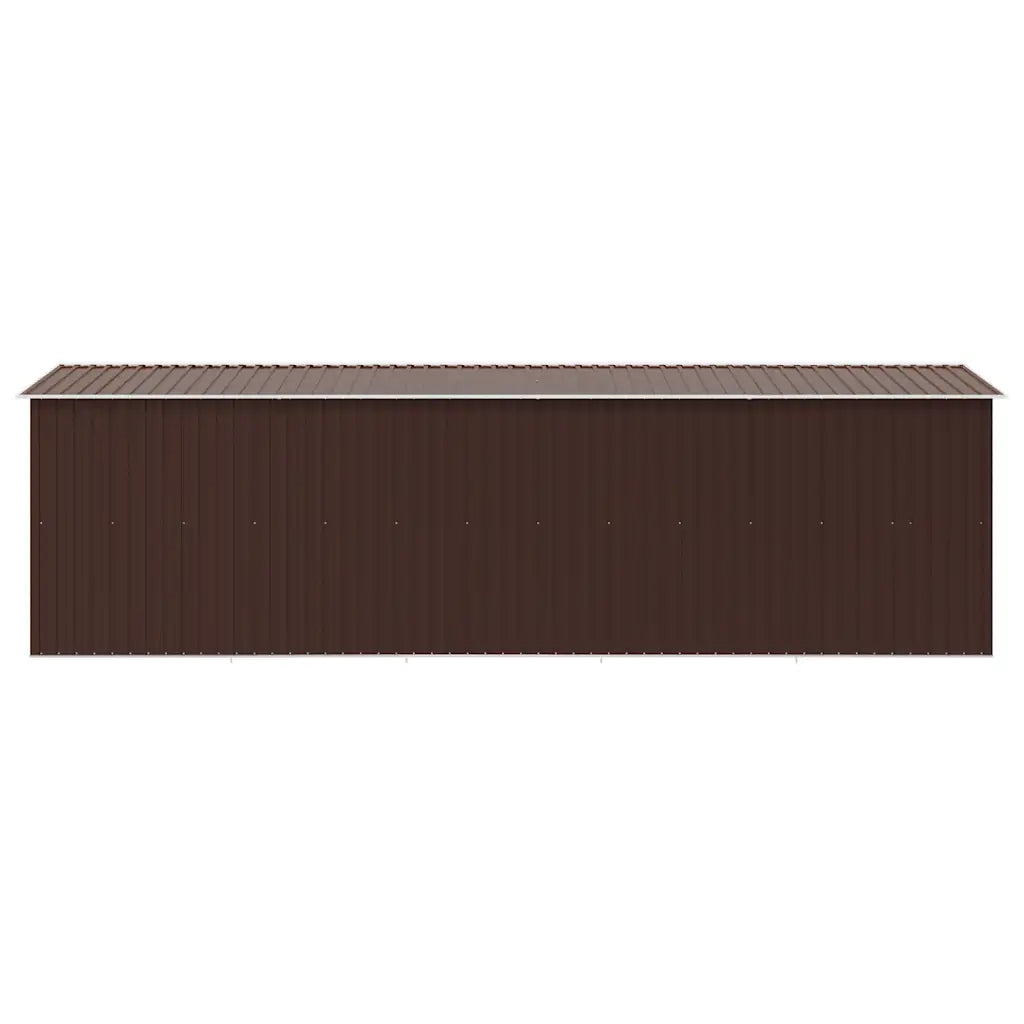 Casetta da Giardino 257x580x181 cm in Metallo Marrone 143355