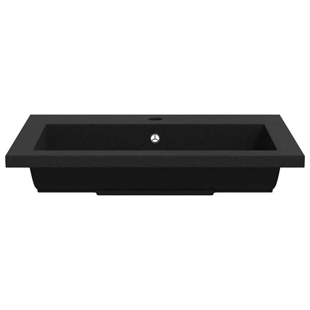 Lavandino in Granito 600x450x120 mm Nero CFW8701484