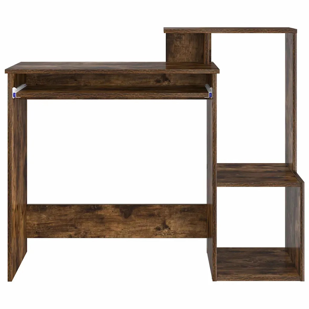 Scrivania | Tavolo da Ufficio Rovere fum¨¦ 106 x 41 x 88.5 cm Legno multistrato