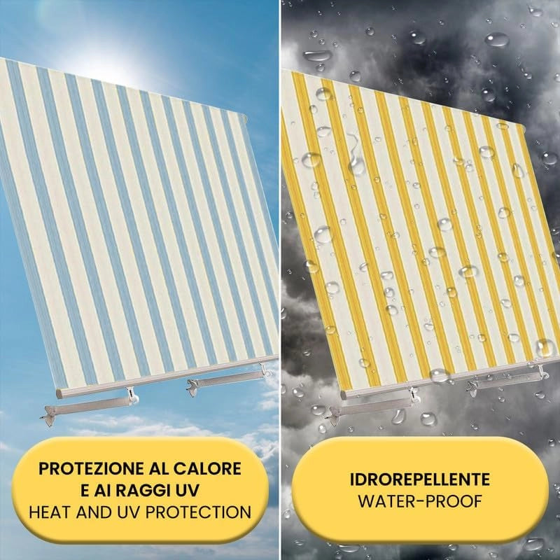 Tessuto di Ricambio Tempotest Parà - Telo per Tenda da Sole, Bracci Estensibili, a Caduta e Giardino - Idrorepellente, UV Resistente