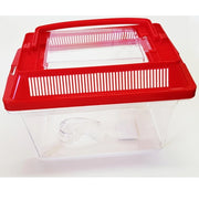 Trade Shop - Acquario Vaschetta Con Isola Per Tartarughe Coperchio Maniglia Presa Aria -