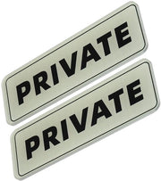 Etichetta per porta acqua resistente - Autoadesiva - Acrilico 15 cm x 5 cm - Protezione UV - Resistente alla ruggine - Per uso interno/esterno - Etichetta per porta