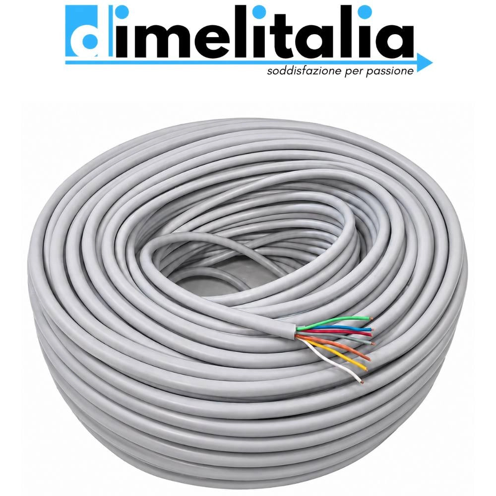Cavo segnale fror 8x0,50 mm² non schermato eca grigio *** lunghezza metri 100, confezione 1
