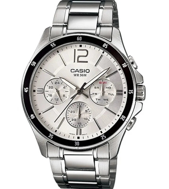 CASIO COLLECTION Mod. MULTIFUNCTION CALENDAR - SILVER