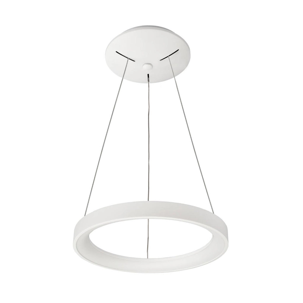 MEROPE 400 lampadario pendente LED 30W CCT dimmerabile lampada sospensione circolare 38m luce cucina tavolo bar ristorante 230V BIANCO