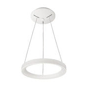 MEROPE 400 lampadario pendente LED 30W CCT dimmerabile lampada sospensione circolare 38m luce cucina tavolo bar ristorante 230V BIANCO
