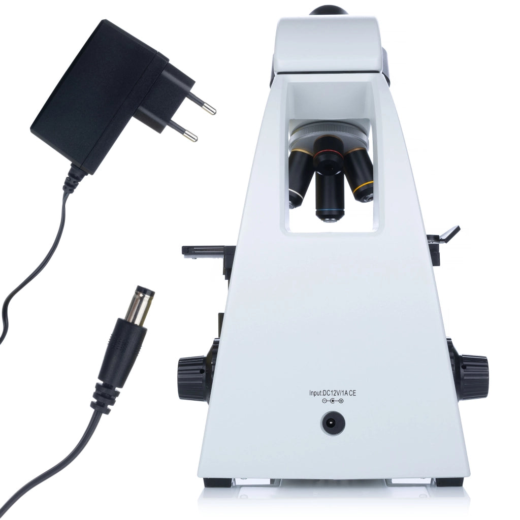 Microscopio Biologico Ceres Pro MBCP – Alta Qualità Ottica, Design Ergonomico | Obiettivi 4x-100x, LED 3W