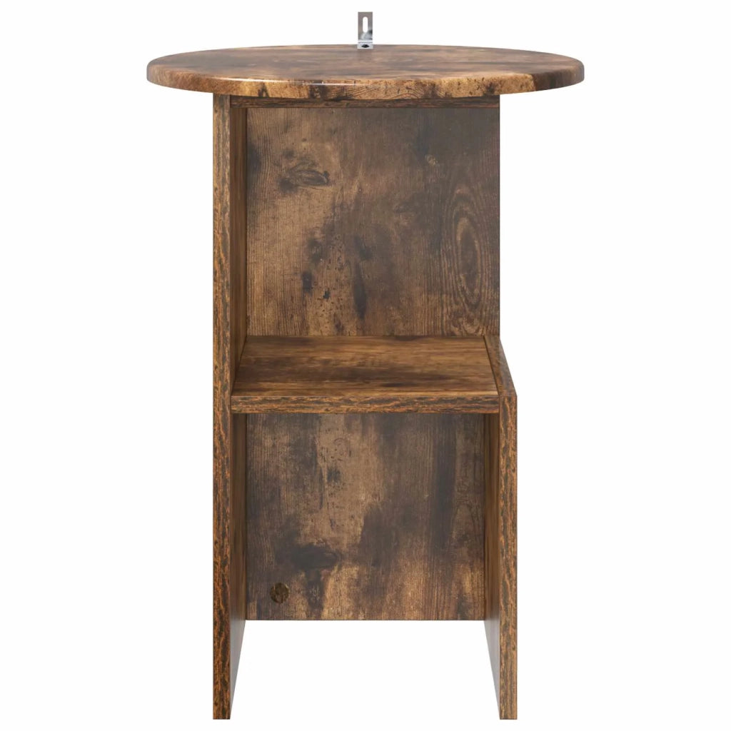 Tavolo laterale | Tavolino Rovere Fumo ? 39,5 x 55 cm Legno ingegnerizzato