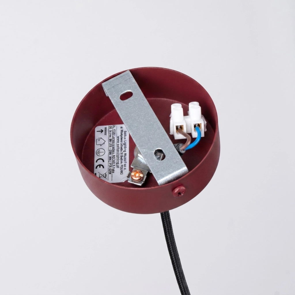 Lampada a sospensione ARCHE 1 bordeaux