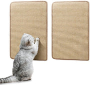 Set di due pannelli di cricciolo per gatti, pannelli di cricciolo in sisal per gatti, pannelli di cricciolo per gatti da appendere, pannelli di cricciolo per gatti, pannelli di cricciolo per la protezione di tappeti, muri e divani 60 x 40 cm