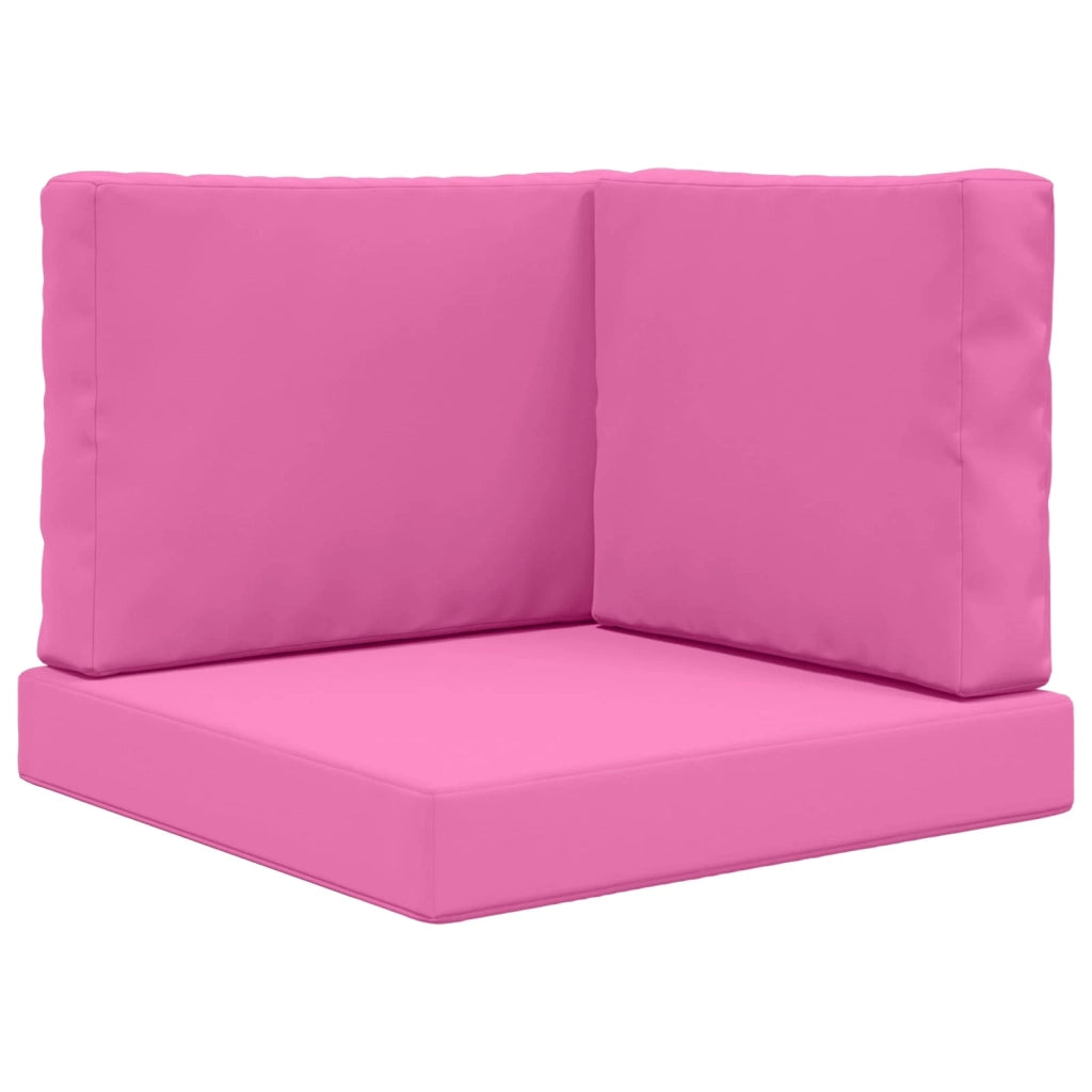 Cuscino per divano da esterno 3 pcs Rosa Poliestere