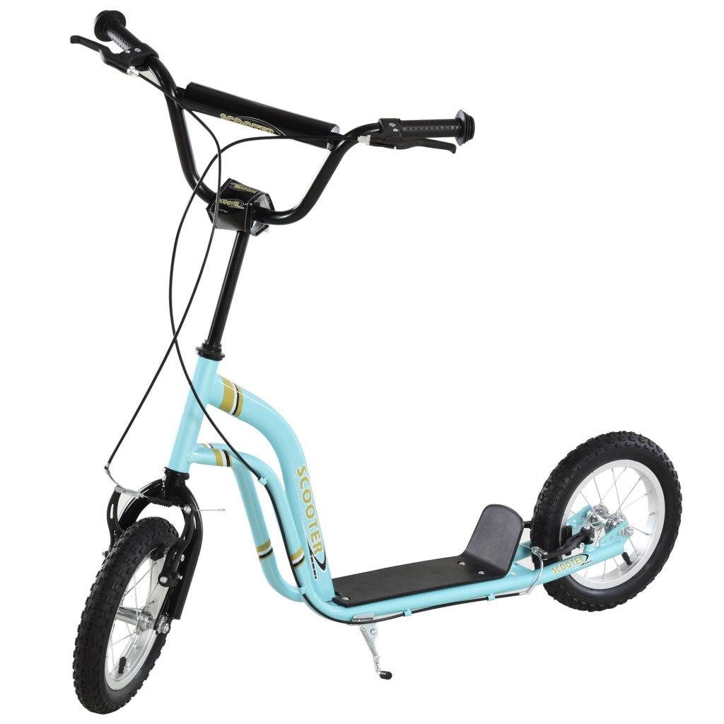 Patinette per Bambini con Altezza Regolabile ¨C zephmum ¨C Blu 120x58x85-95 cm
