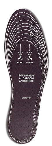 MAURY'S SOLETTA PER SCARPA AI CARBONI ANTIODORE 2 PAIA