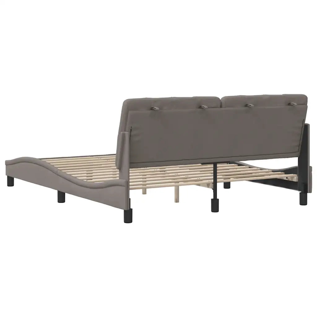 Giroletto senza Materasso Tortora 160x200 cm in Tessuto 3310612