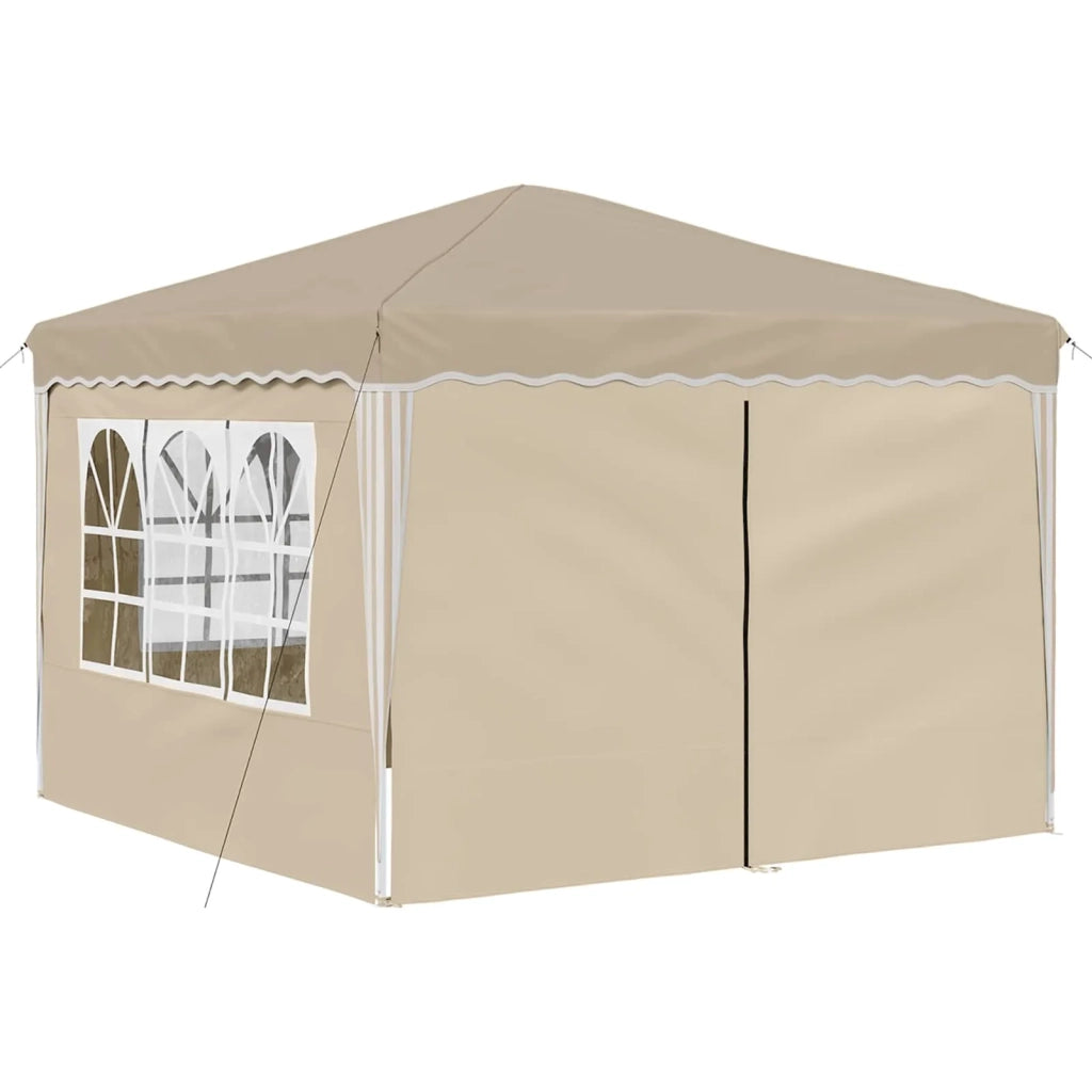 Tenda per feste a pop-up Crema 288 x 288 x 245 cm 42019768