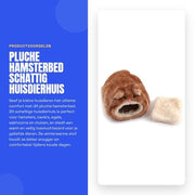 Letto per Hamster invernale con materiale morbido - Nido di riposo - Rifugio e area di gioco per animali domestici - Materiale soffice - Nido accogliente