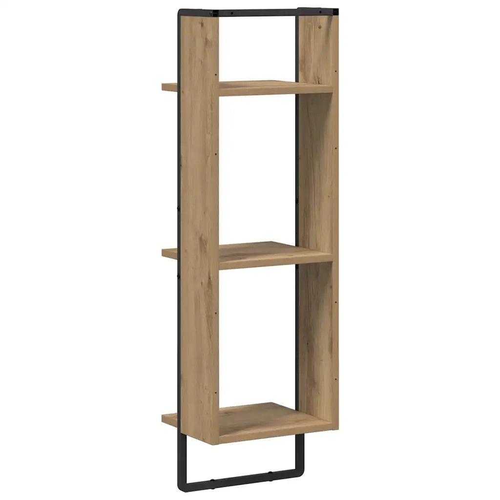 Scaffale da parete A parete Rovere artigianale 30 x 25 x 100 cm 882842
