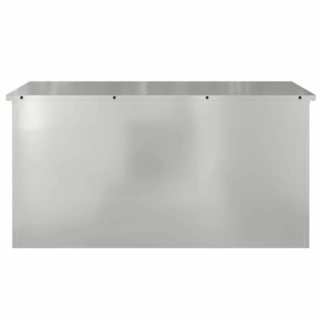Scatola di Stoccaggio Esterno Argento 100 x 50,5 x 50 cm CFW8412023