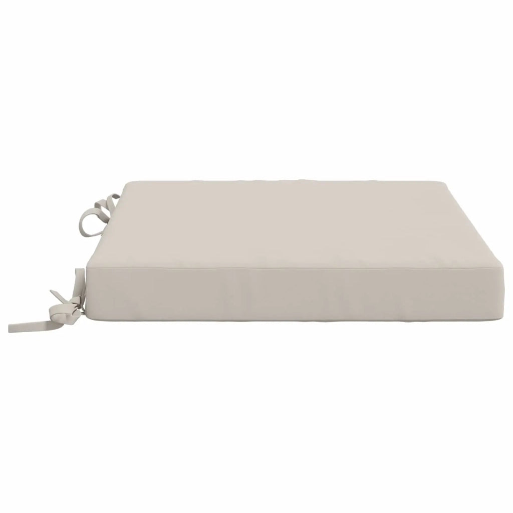 Cuscini per Sedia in 4 Pezzi SOEST 4 pz 100% Poliestere Bianco 944385