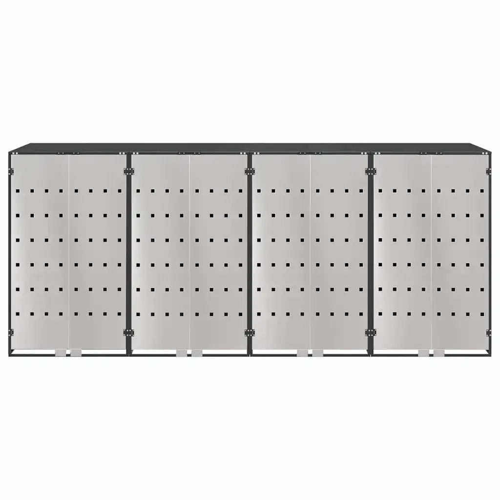 Contenitore per Rifiuti per 3 Bidoni 340 x 77.5 x 115.5 cm