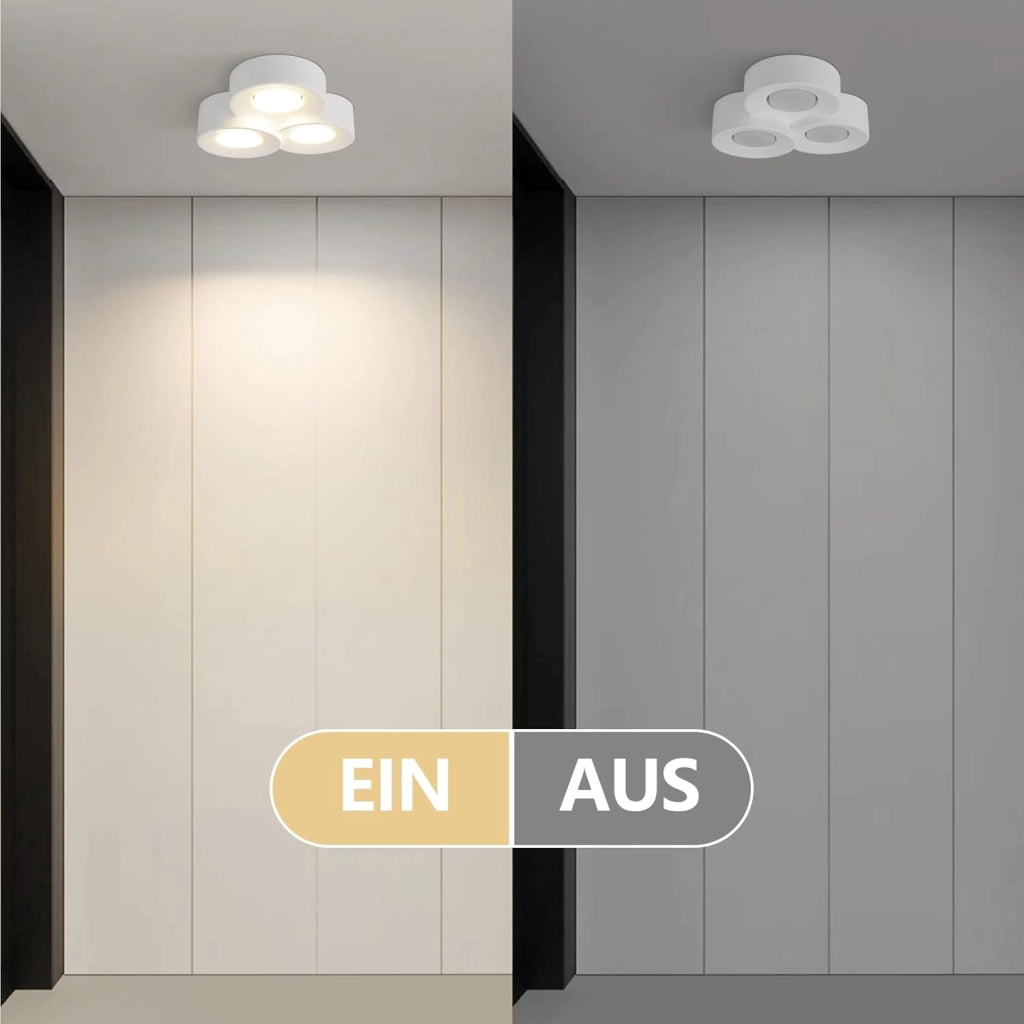ZMH Lampada da soffitto faretto moderno GU10 bianco per cucina soggiorno