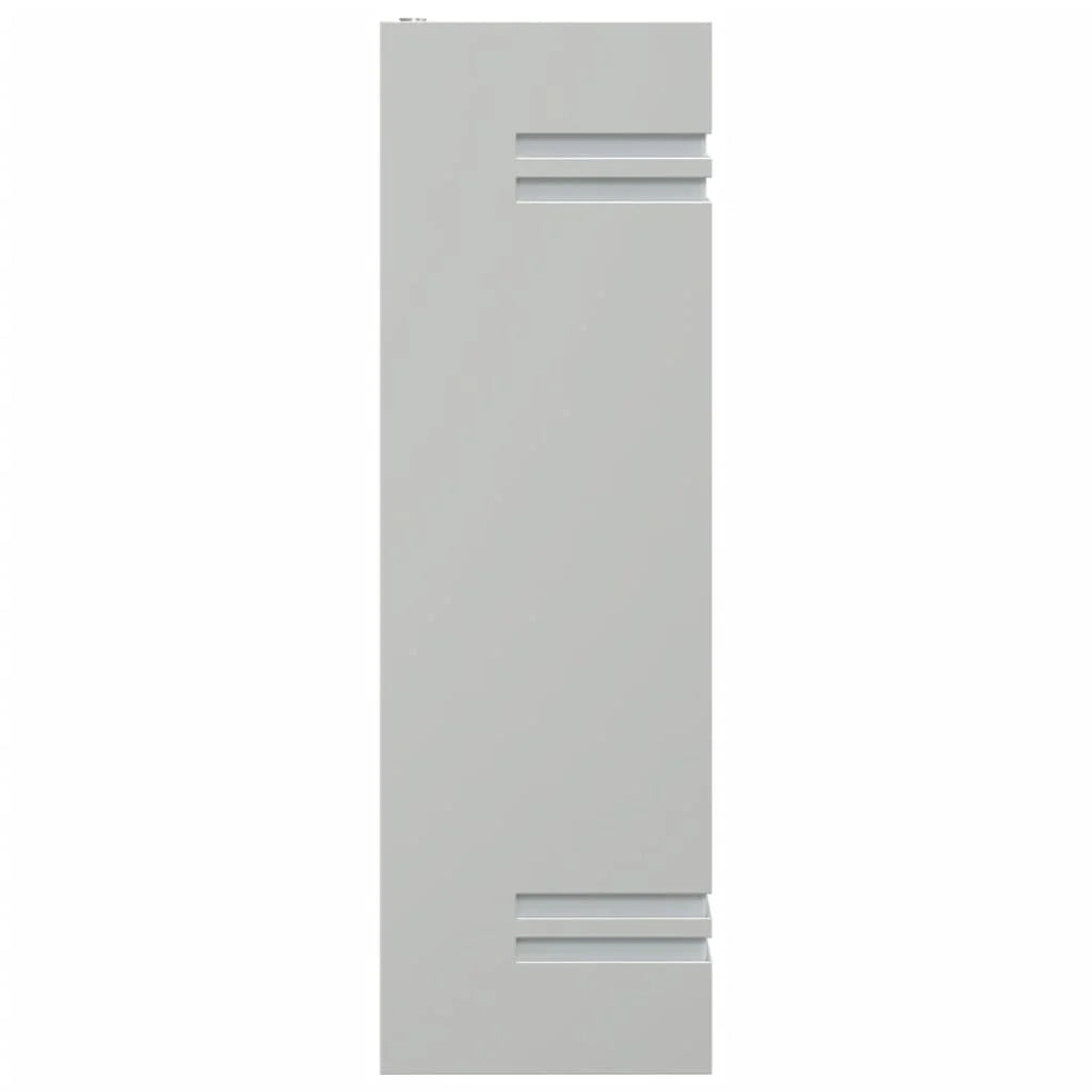 Applique da esterno 9,5 x 7,5 x 24 cm resistente alle intemperie design moderno acciaio inox argento 02_0056626