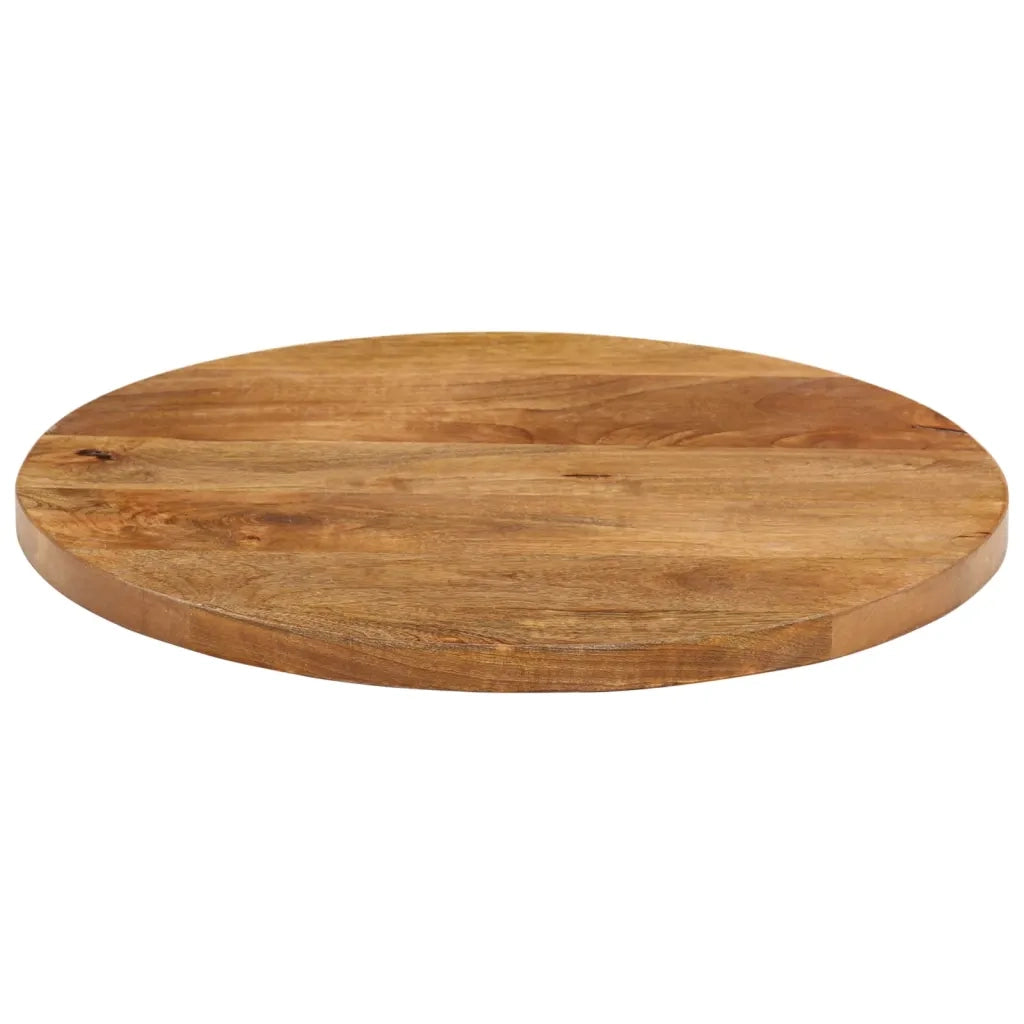 Piano per Tavolo Ã˜ 60x2,5cm Rotondo in Legno Massello di Mangocod mxl 116967