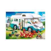 Costruzioni playmobil 70088 camping camper con famiglia