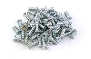 Viti per mobili 50 pezzi - Viti zincate - Diametro 6,3 mm - Lunghezza 20 mm - Trasmissione Pozidriv PZ - Per montaggio di cardini