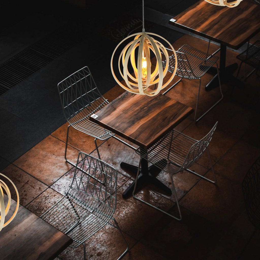 Lampada a sospensione ZMH a sospensione Flame regolabile in altezza E27