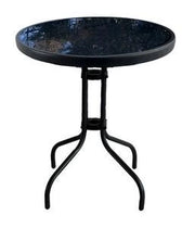 ARREDO SPRITZ TAVOLINO CON PIANO IN VETRO CM. 60X70H NERO