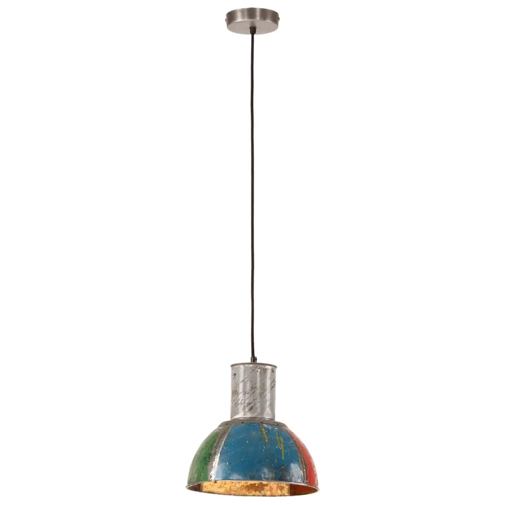 Lampada Sospesa Industriale 25 W Multicolore Rotonda 28,5cm E27 344401