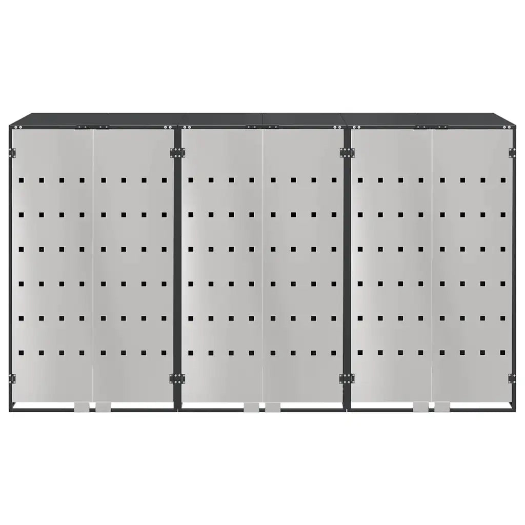 Contenitore per Rifiuti per 3 Bidoni 340 x 77.5 x 115.5 cm