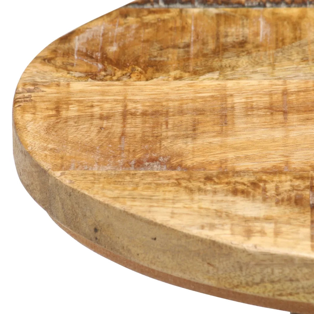 Sgabelli da Bar 4 pz in Legno Grezzo di Mango cod mxl 59549