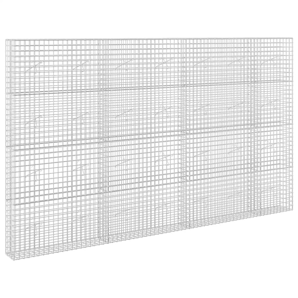 Gabione con filo da 5 mm e rete da 5x5 cm 350x20x200 cm 3464113