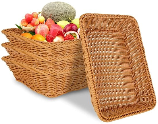 Set di teglie per pane - set di 4 - 35 x 24,5 x 7,5 cm - materiale alimentare sicuro