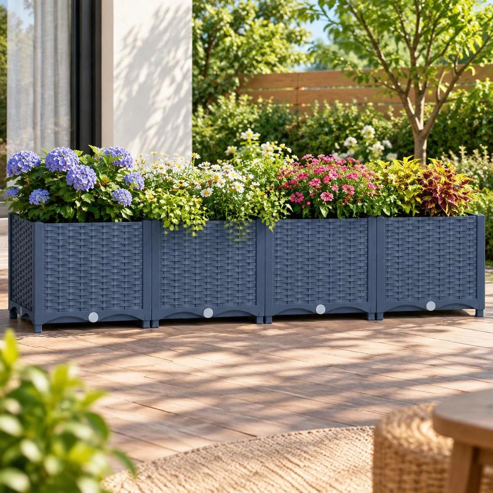 Raised Bed 160x40x38 Cm Polypropylene