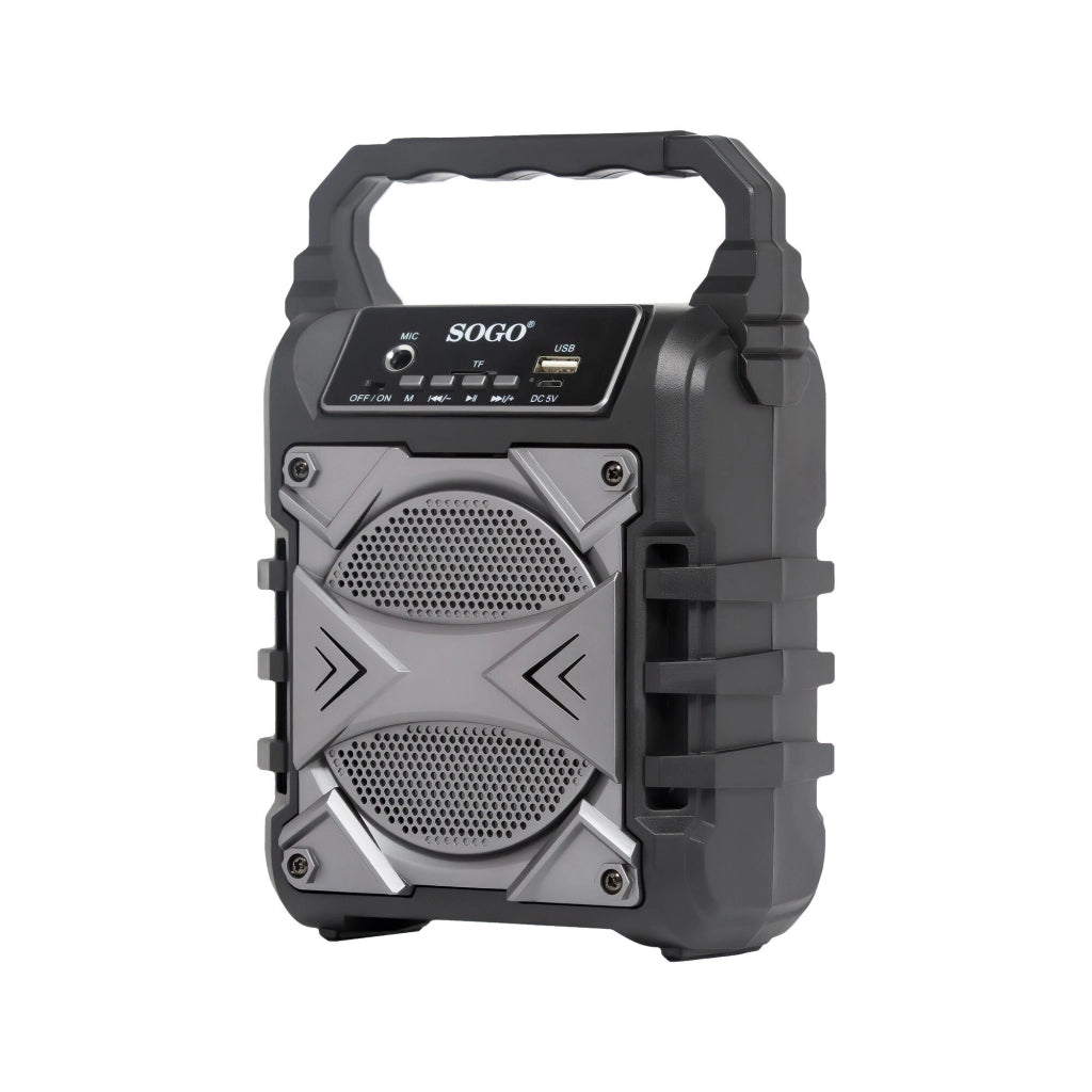 Cassa bluetooth portatile wireless con karaoke, microfono 6.3mm, funzione TWS e radio FM 60W - SOGO