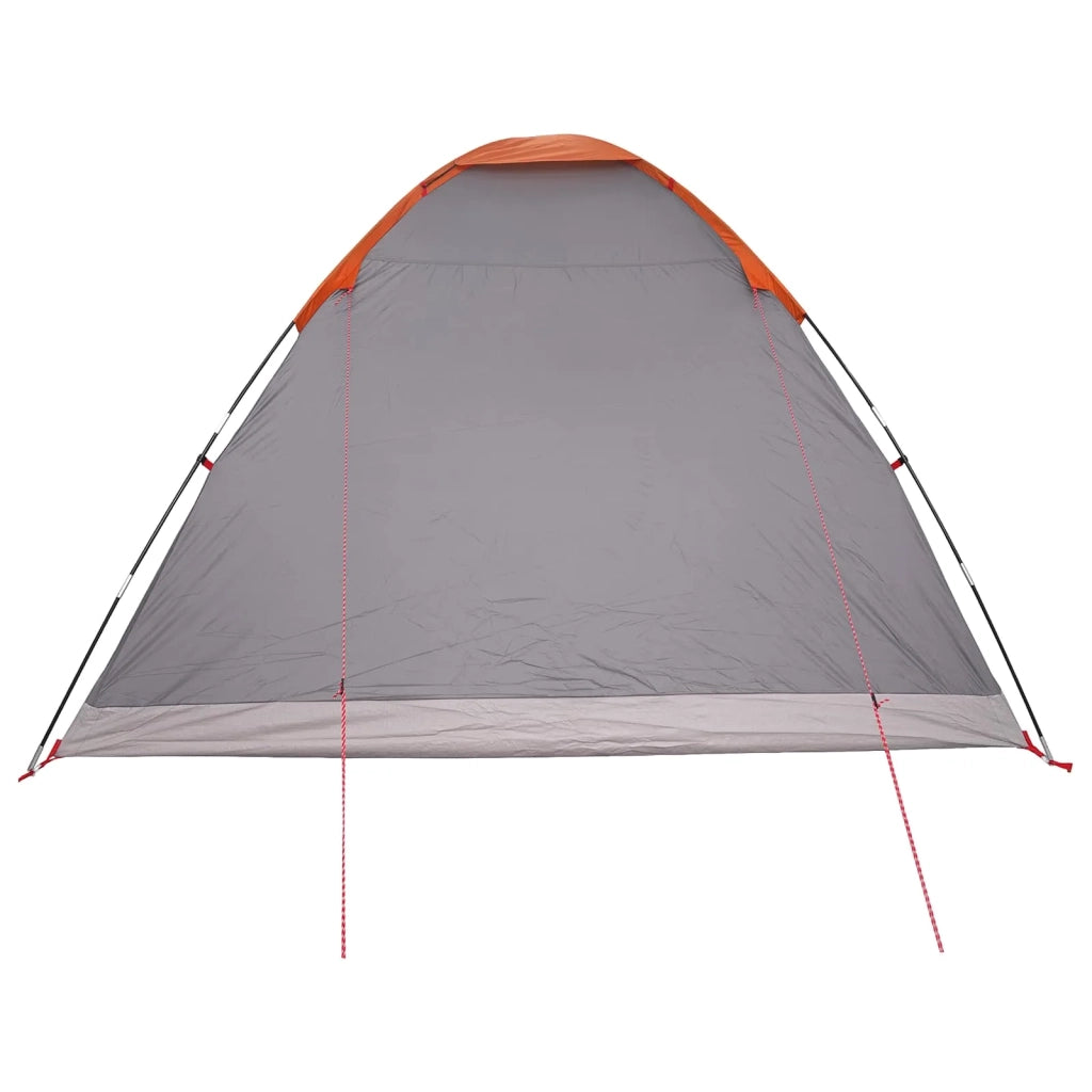 Tenda da campeggio con tetto Grigio e arancione 6 persone 42028654
