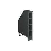 Mobile cucina sottotetto R-Line Antracite/Antracite 15 cm con 4 scomparti, carcassa 60 cm profondità Vicco