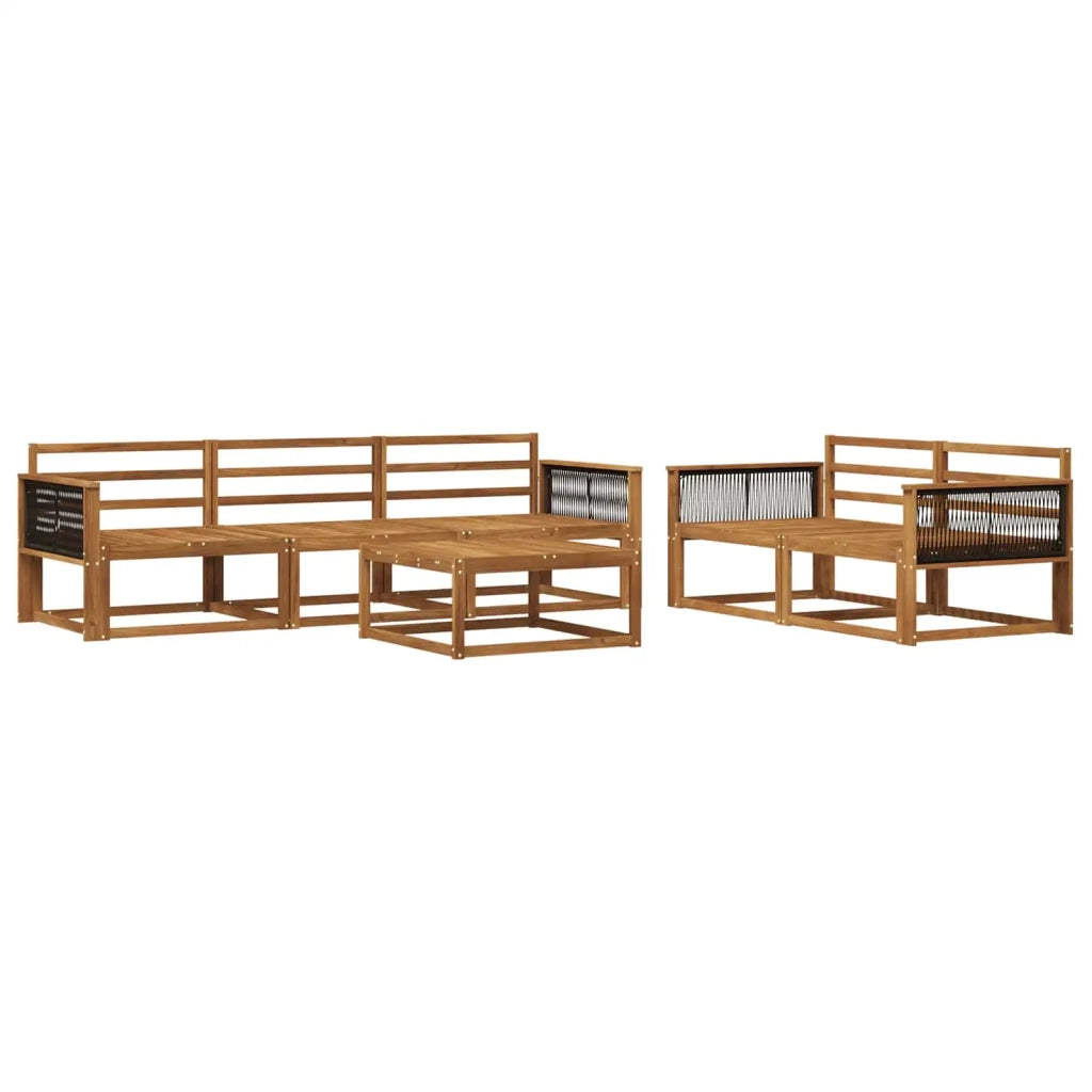 Set di divani da esterno 6 pcs Naturale 3382342